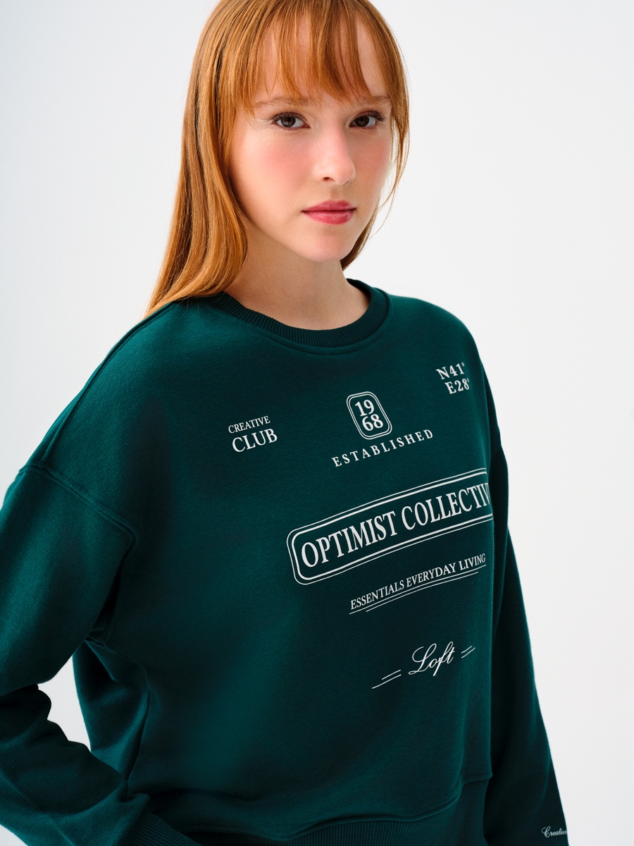 Regular Fit Kadın Sweatshirt