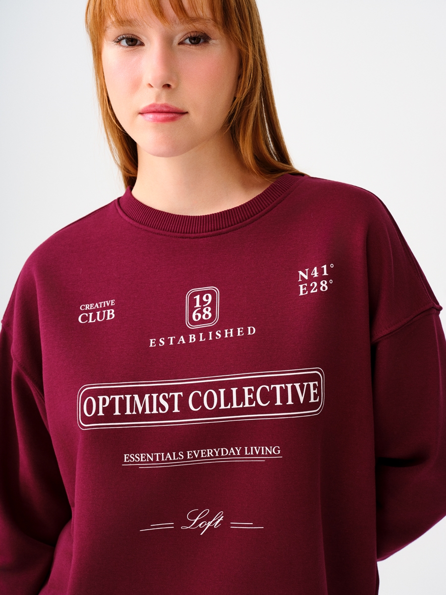 Regular Fit Kadın Sweatshirt