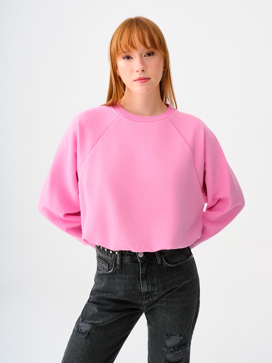 Long Crop Kadın Sweatshirt