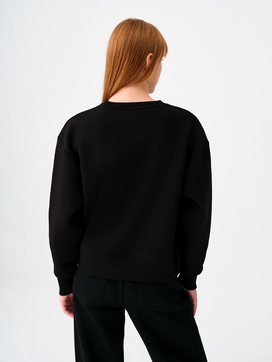 Long Crop Kadın Sweatshirt