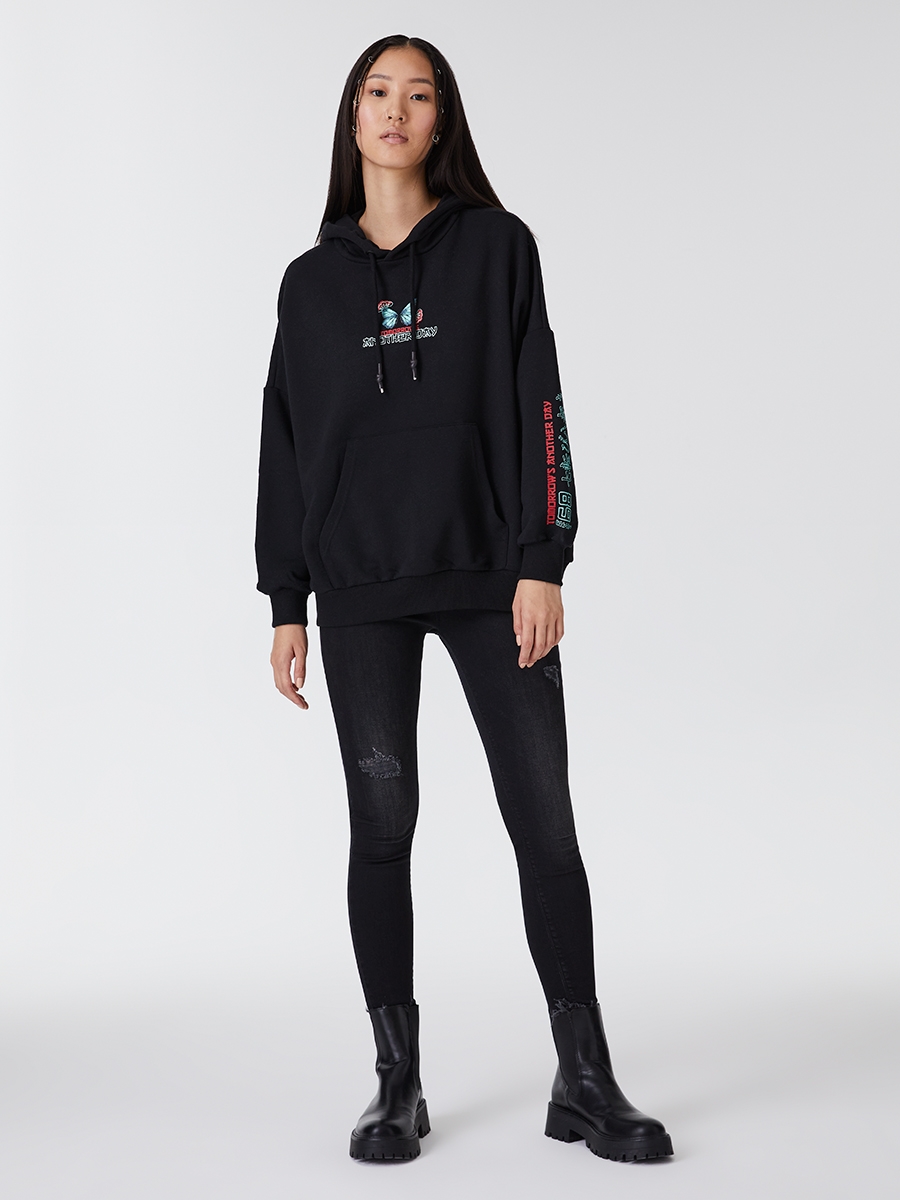 Oversize Kadın Sweatshirt