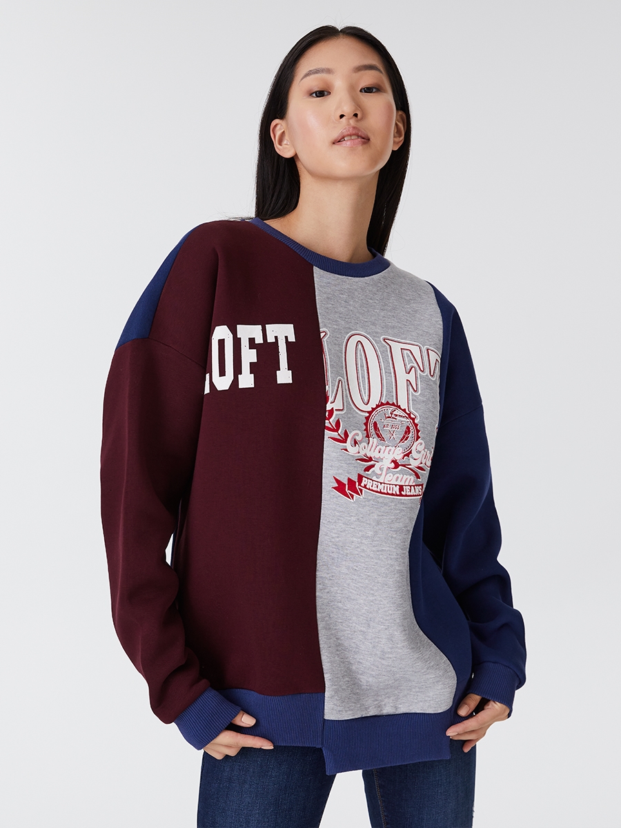 Oversize Fit Kadın Sweatshirt