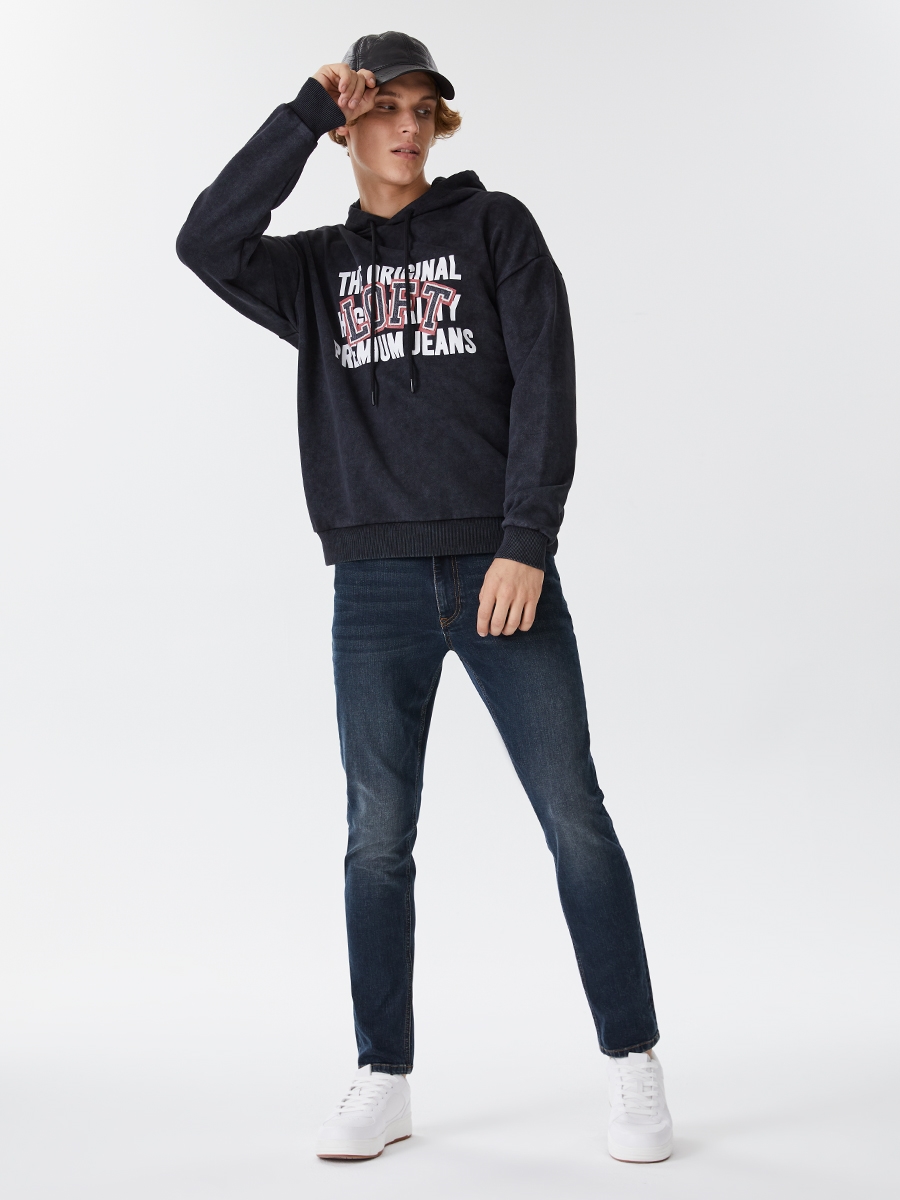 Oversize Fit Erkek Sweatshirt