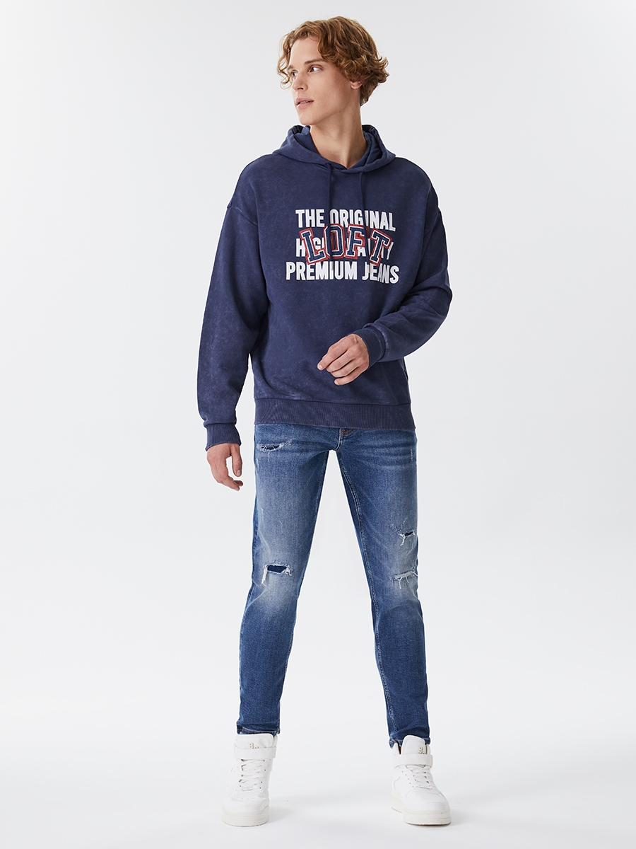 Oversize Fit Erkek Sweatshirt