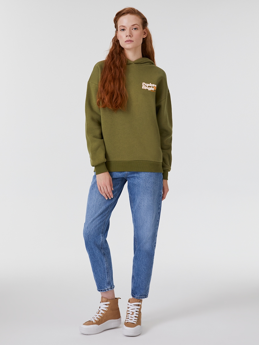 Oversize Kadın Sweatshirt