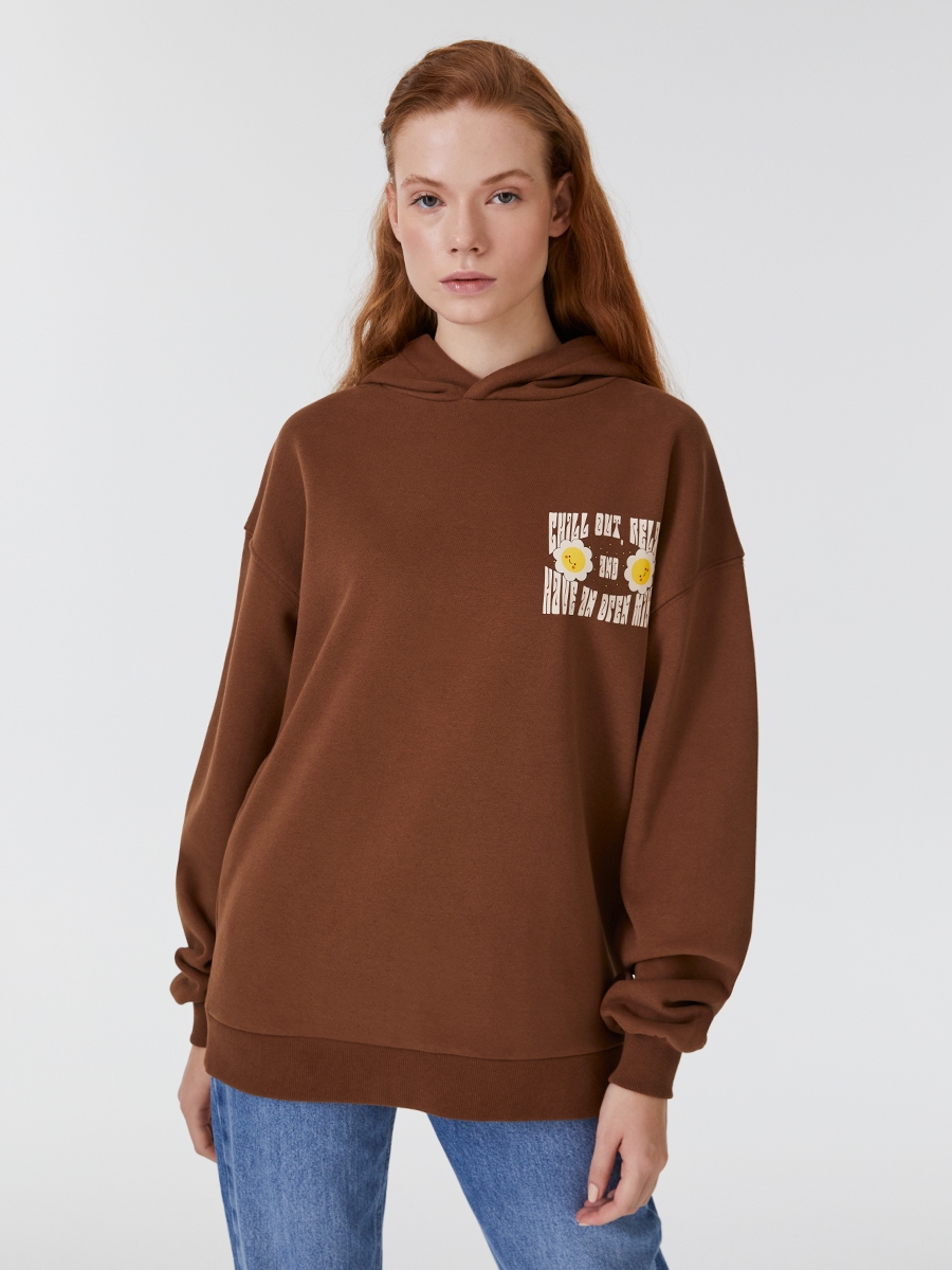 Oversize Kadın Sweatshirt