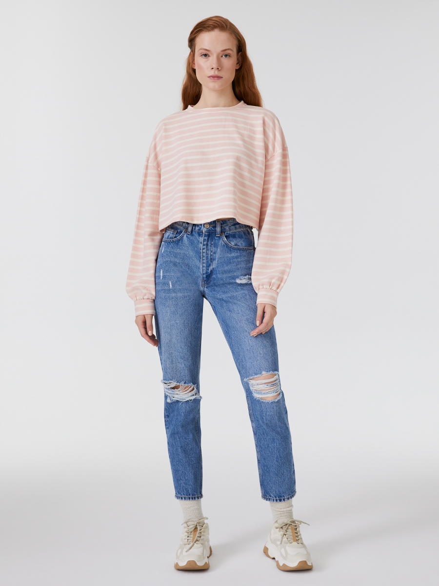 Oversize Kadın Sweatshirt