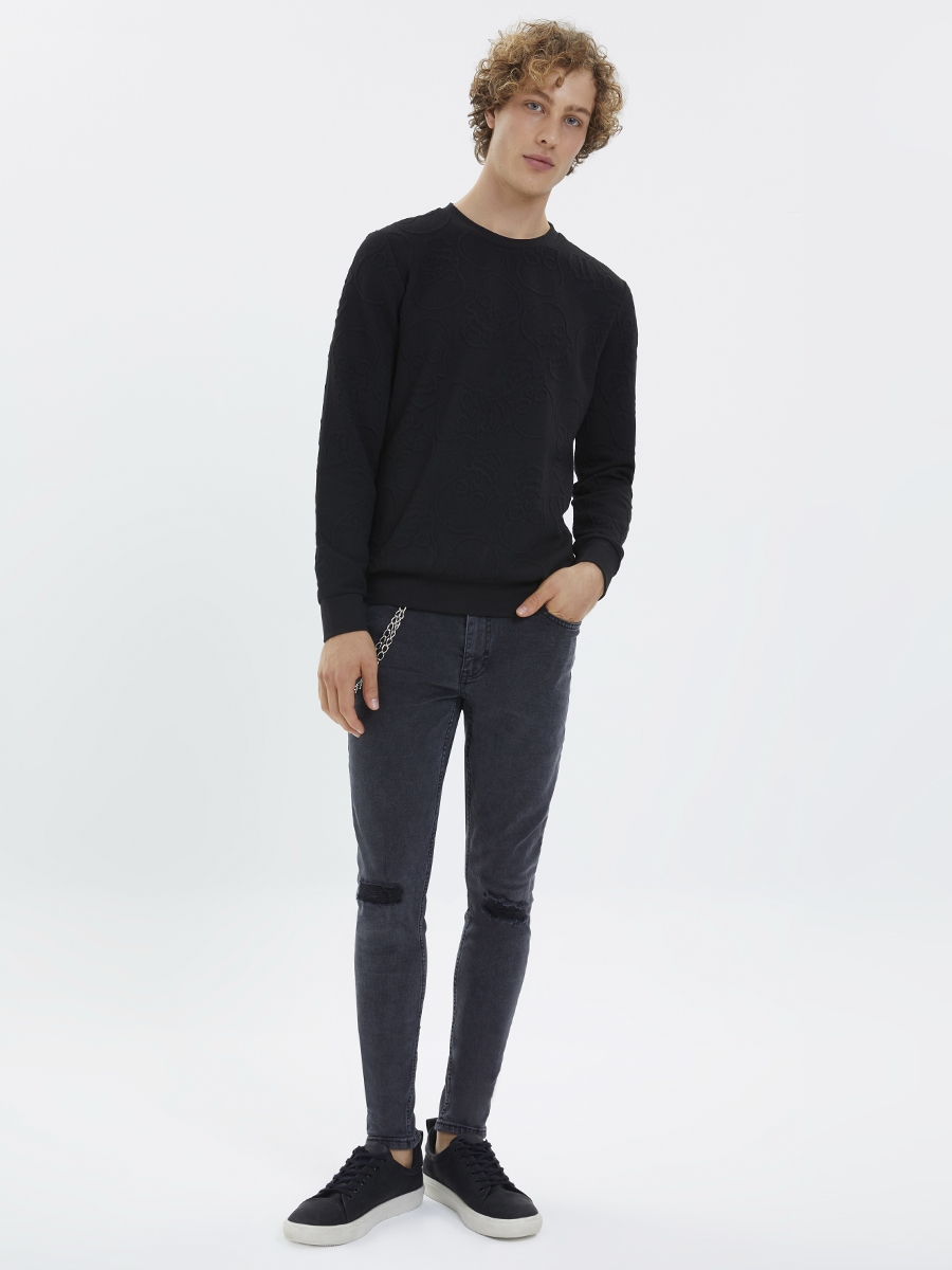 Slim Fit Erkek Sweatshirt