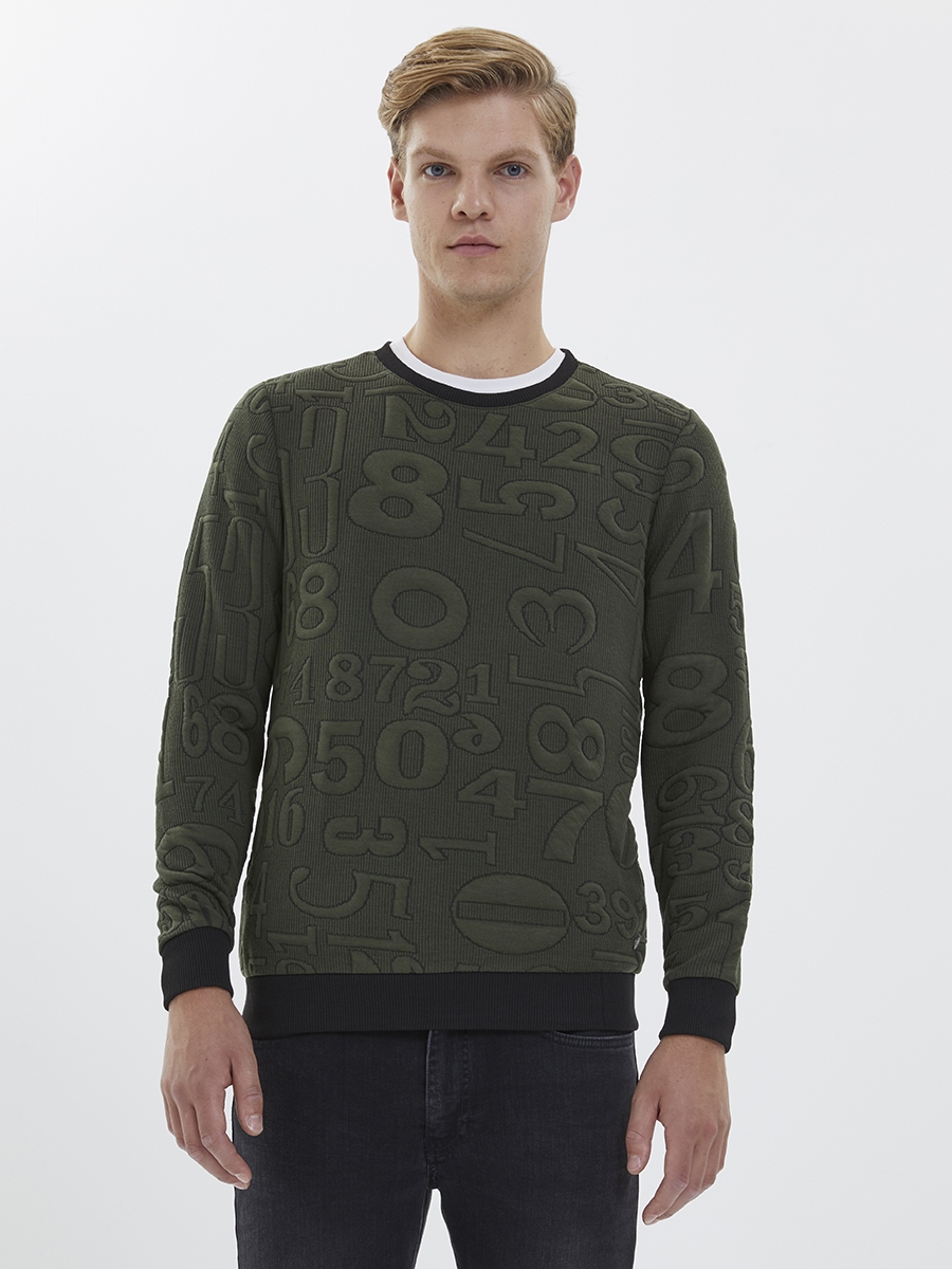 Slim Fit Erkek Sweatshirt