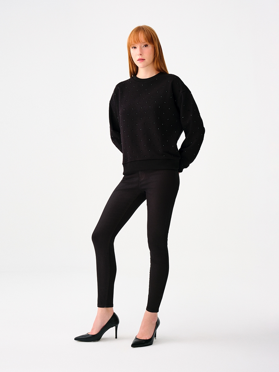 Loose Fit Kadın Sweatshirt