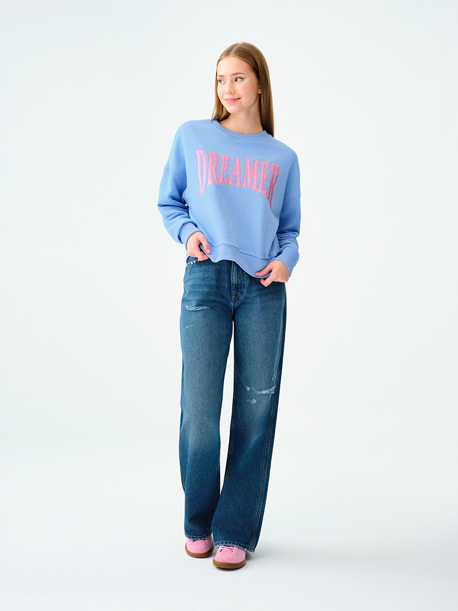 Oversize Fit Kadın Sweatshirt