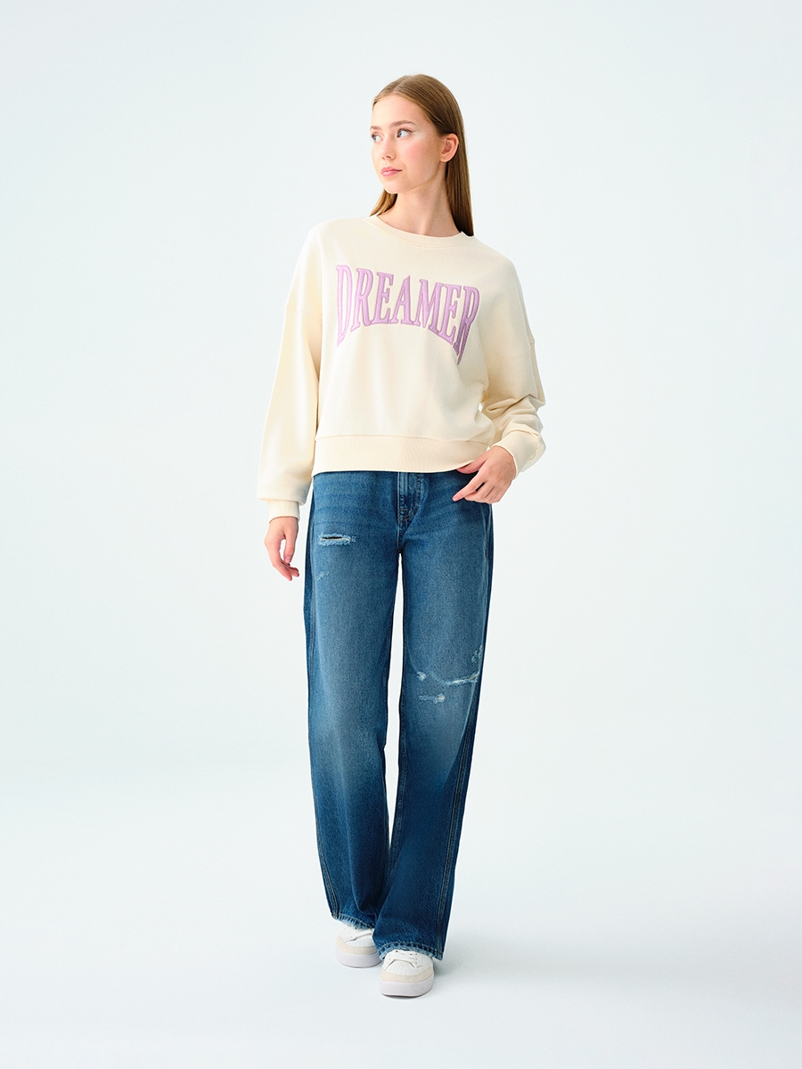 Oversize Fit Kadın Sweatshirt