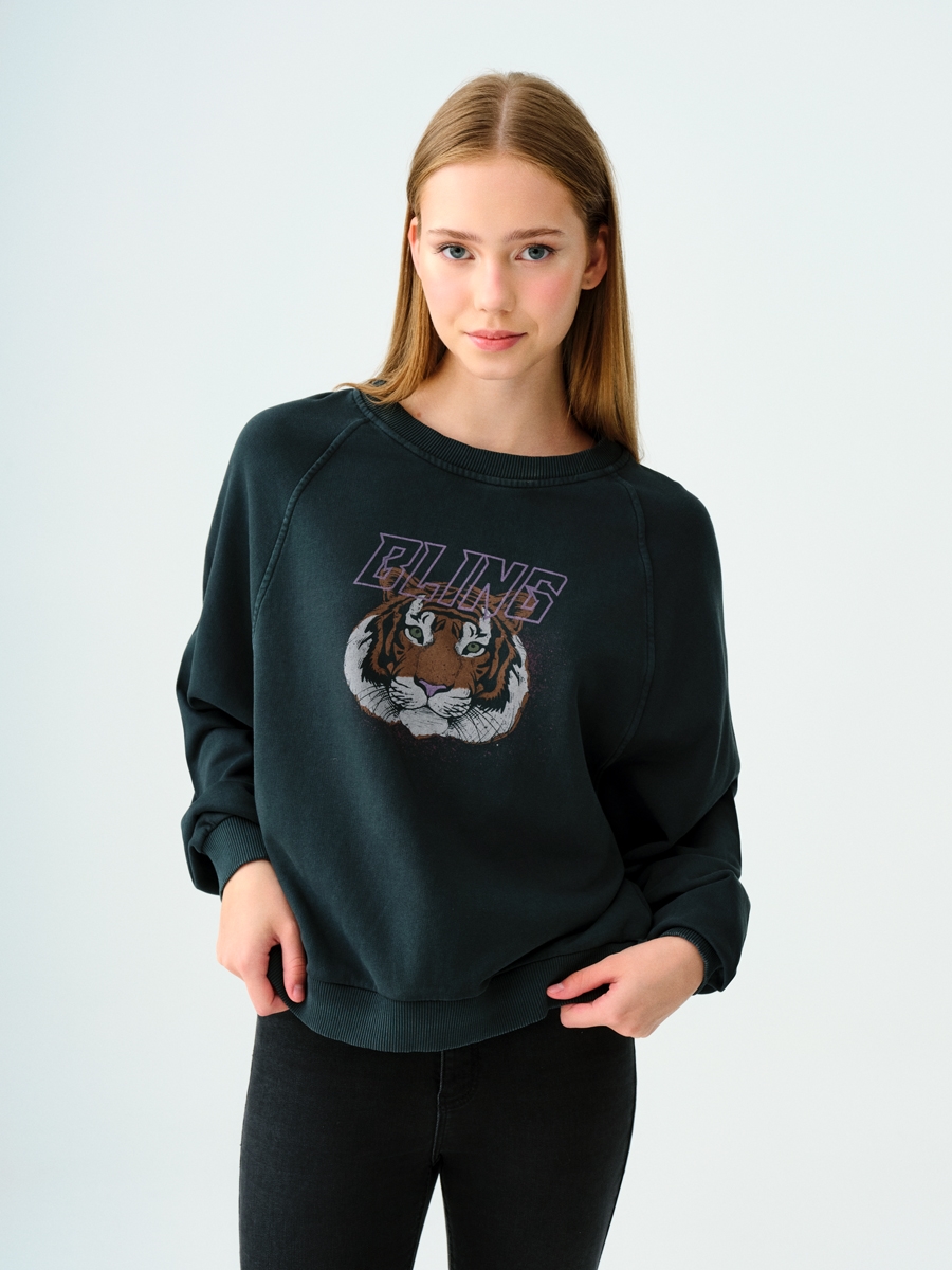 Oversize Kadın Sweatshirt