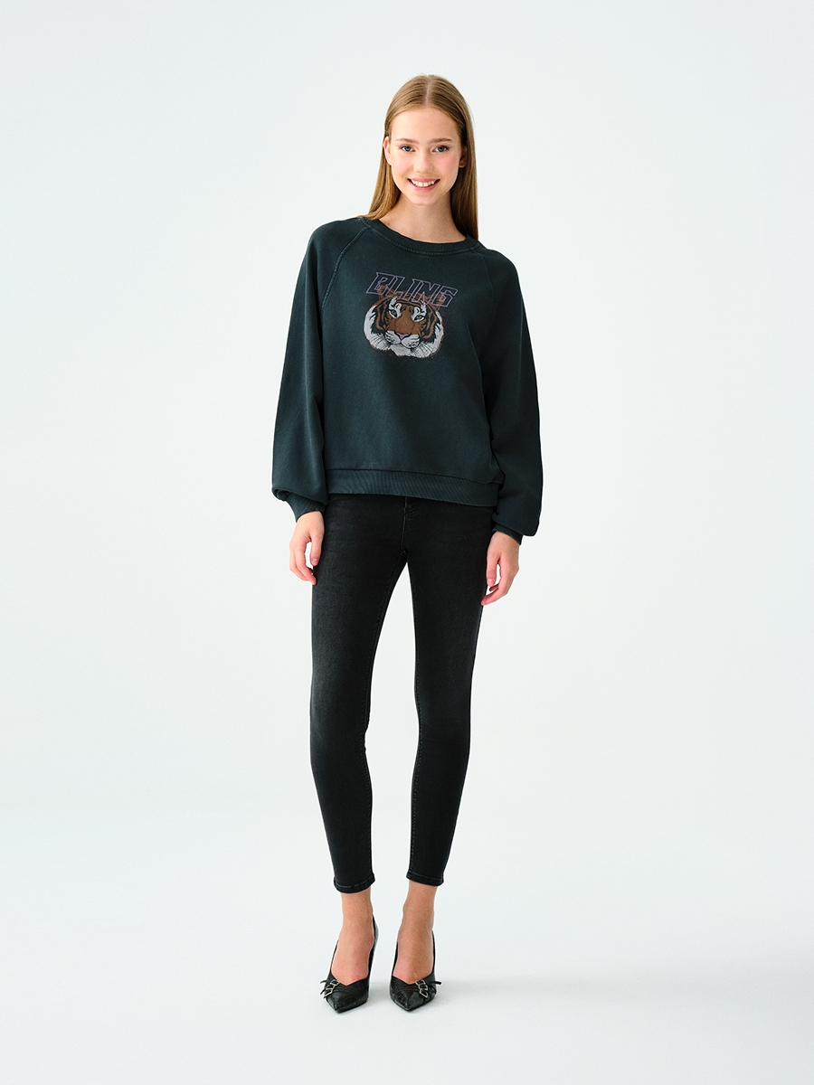 Oversize Kadın Sweatshirt