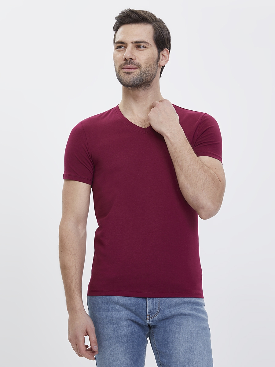 Slim Fit Erkek Tshirt K.kol