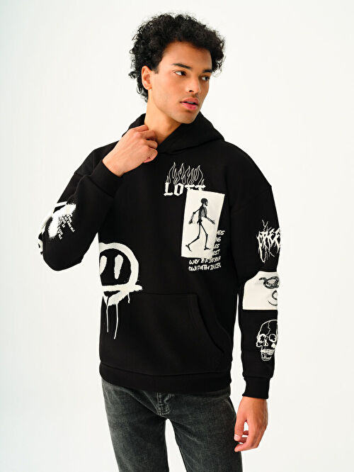 LOFT Oversize Erkek Sweatshirt