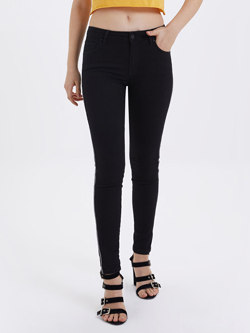 Nicole Skinny Fit Kadın Pantolon