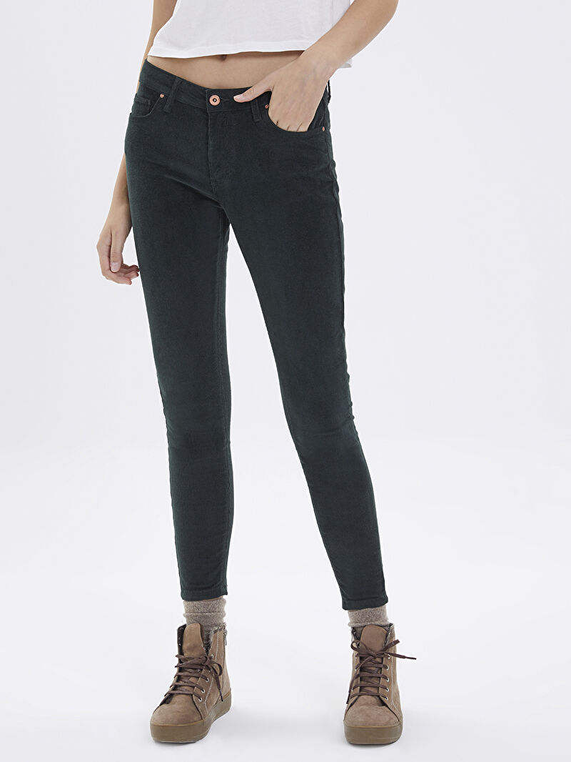 Slim Fit Kadın Pantolon