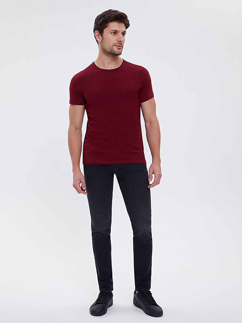 Slim Fit Erkek Tshirt K.kol