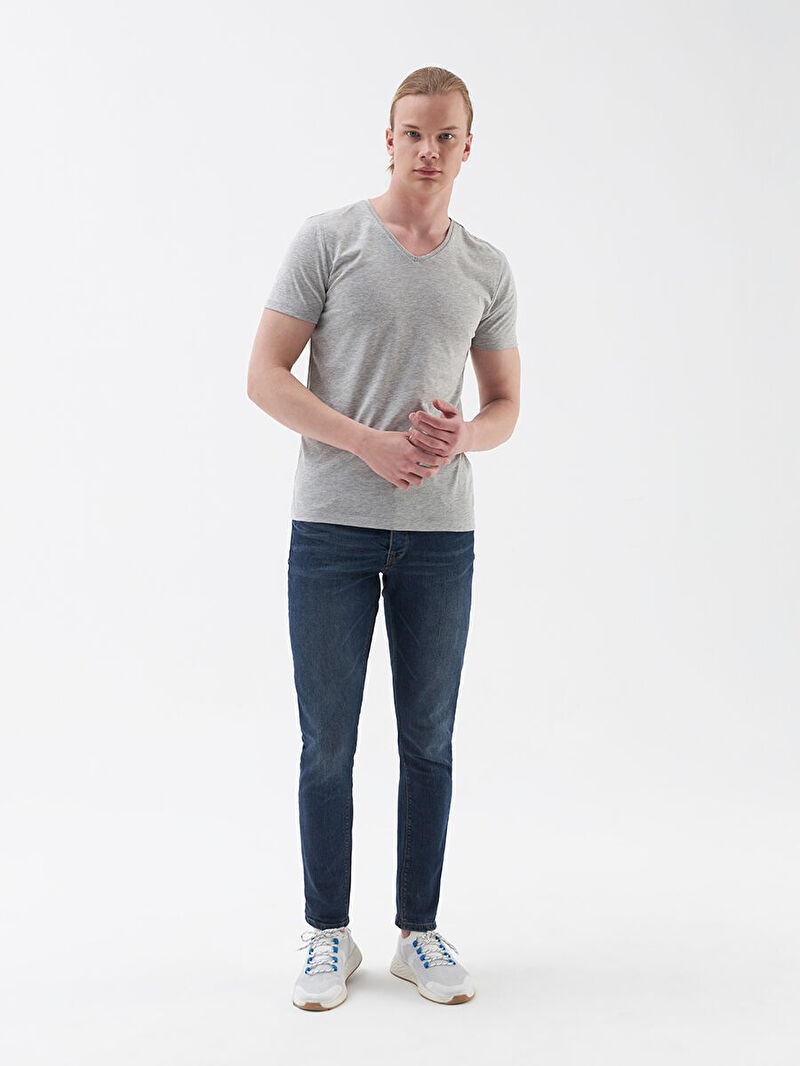 Slim Fit Erkek Tshirt K.kol