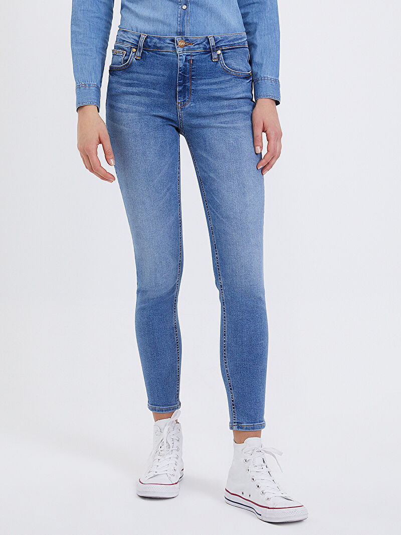 Nicole Skinny Fit Kadın Pantolon