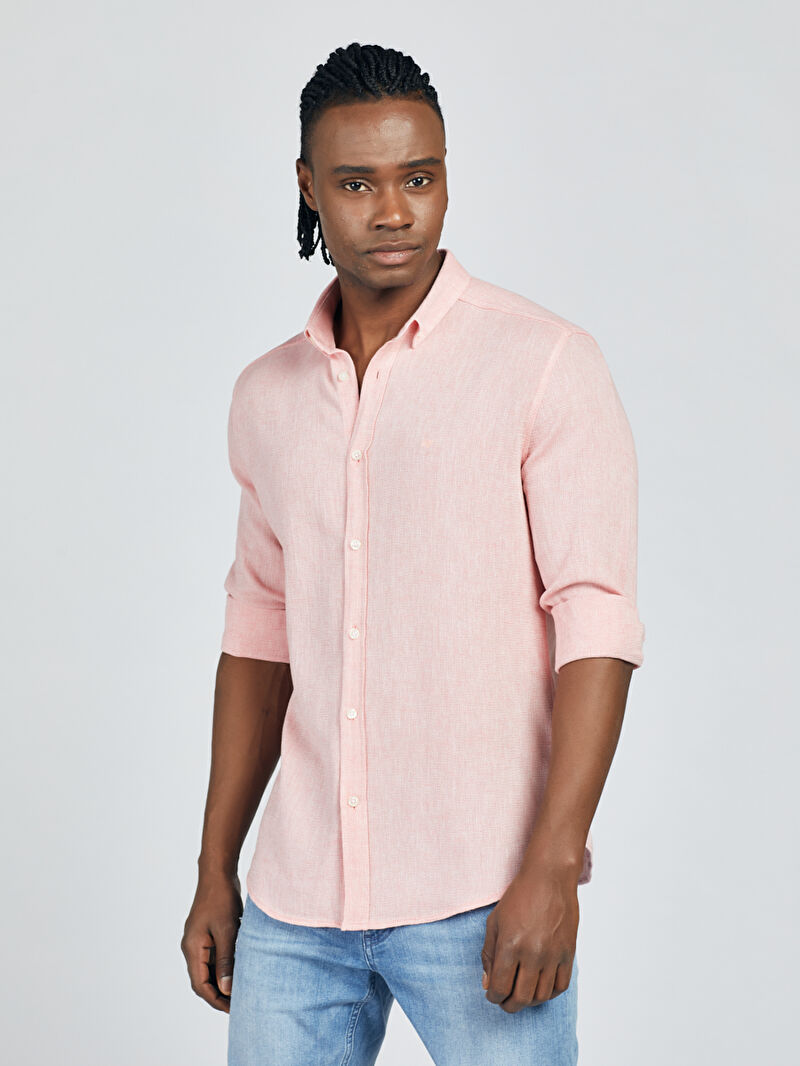 Regular Fit Erkek Gömlek U.kol