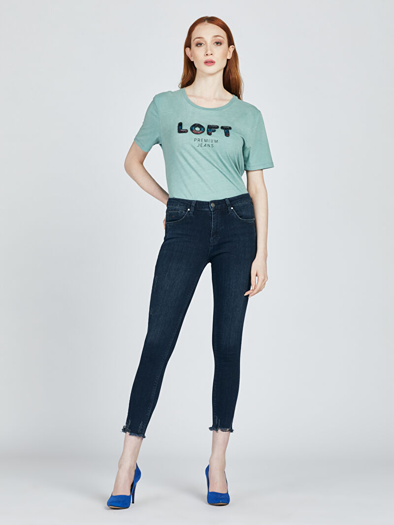 Nicole Skinny Fit Kadın Pantolon