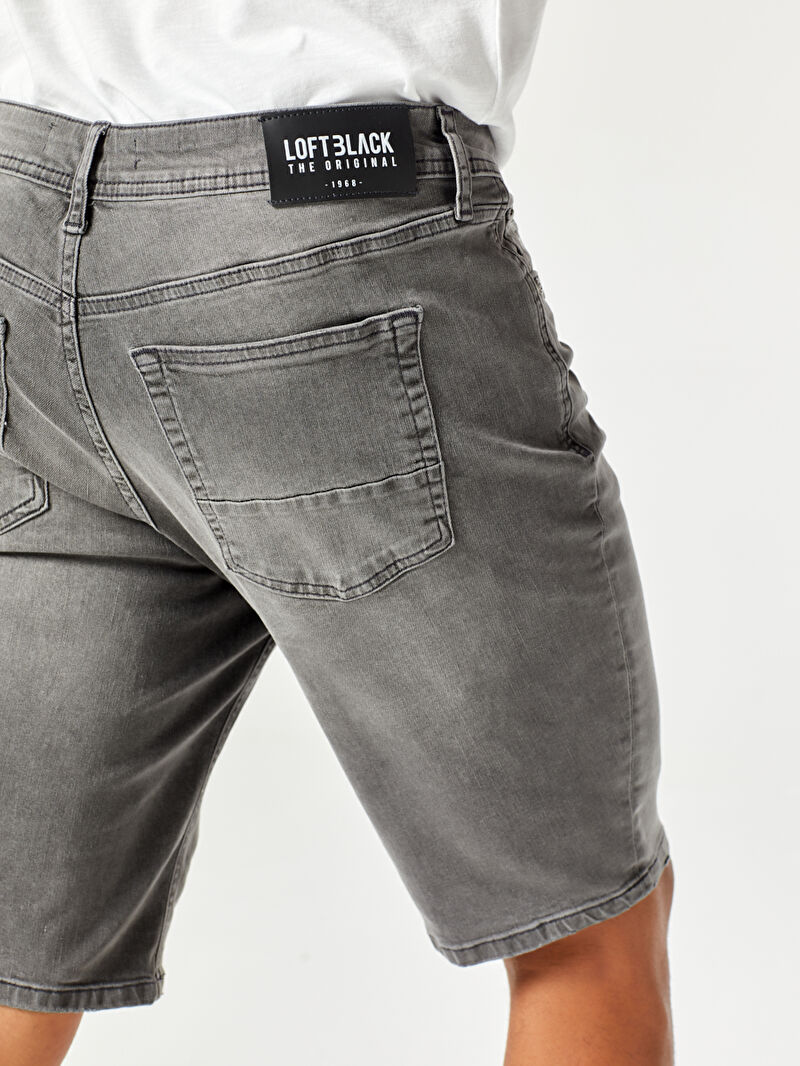 Slim Fit Erkek Şort