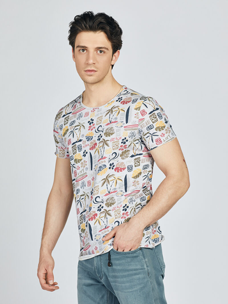 Slim Fit Erkek Tshirt K.kol