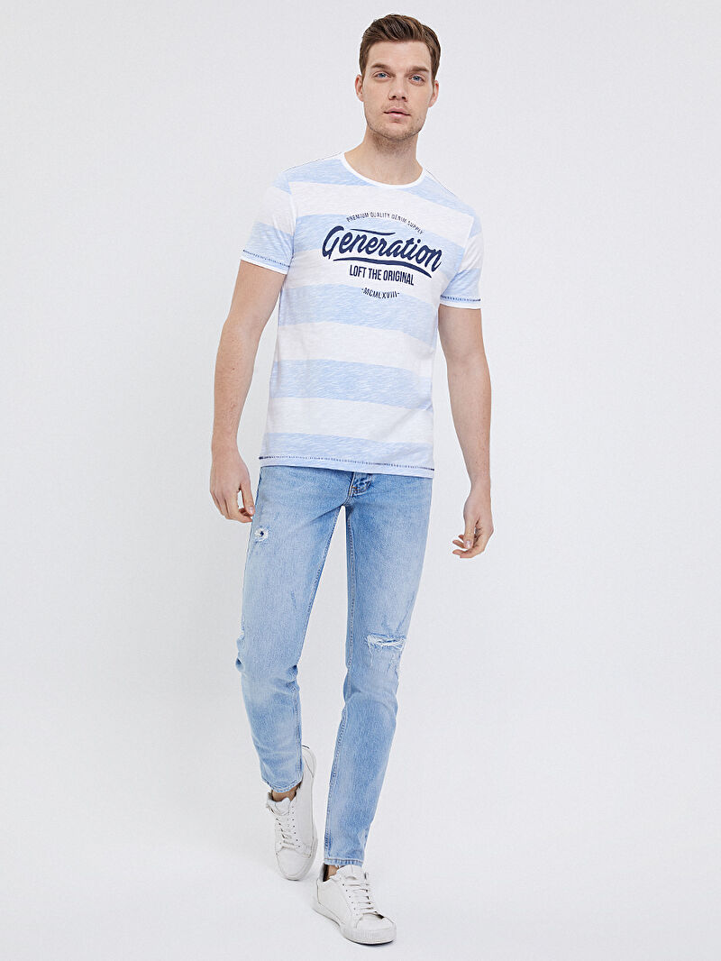 Slim Fit Erkek Tshirt K.kol