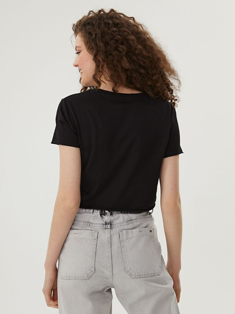Crop Kadın Tshirt K.kol