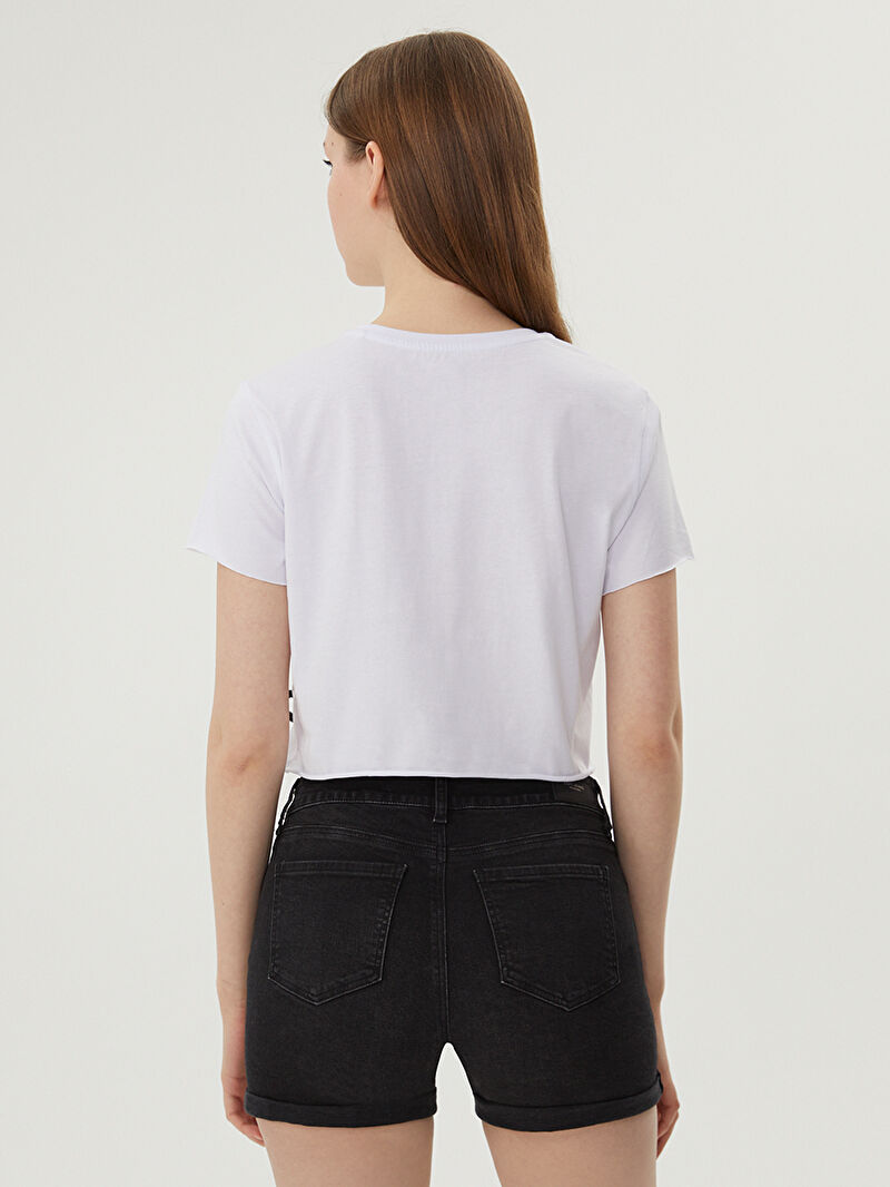 Crop Kadın Tshirt K.kol