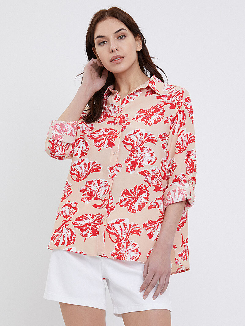 Regular Fit Kadın Gömlek U.kol