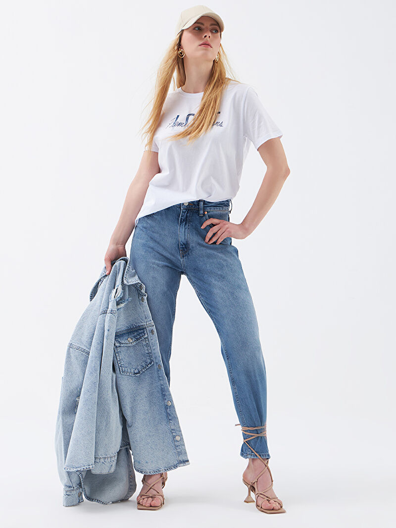 Mom Regular Fit Kadın Pantolon