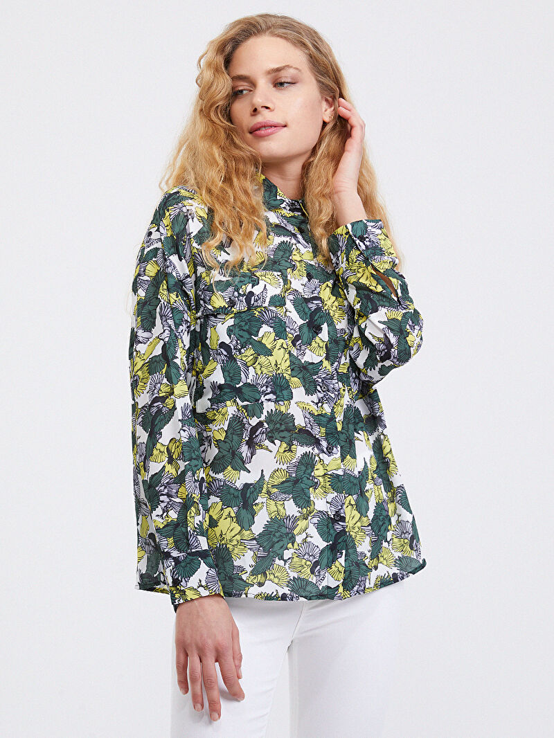 Regular Fit Kadın Gömlek U.kol