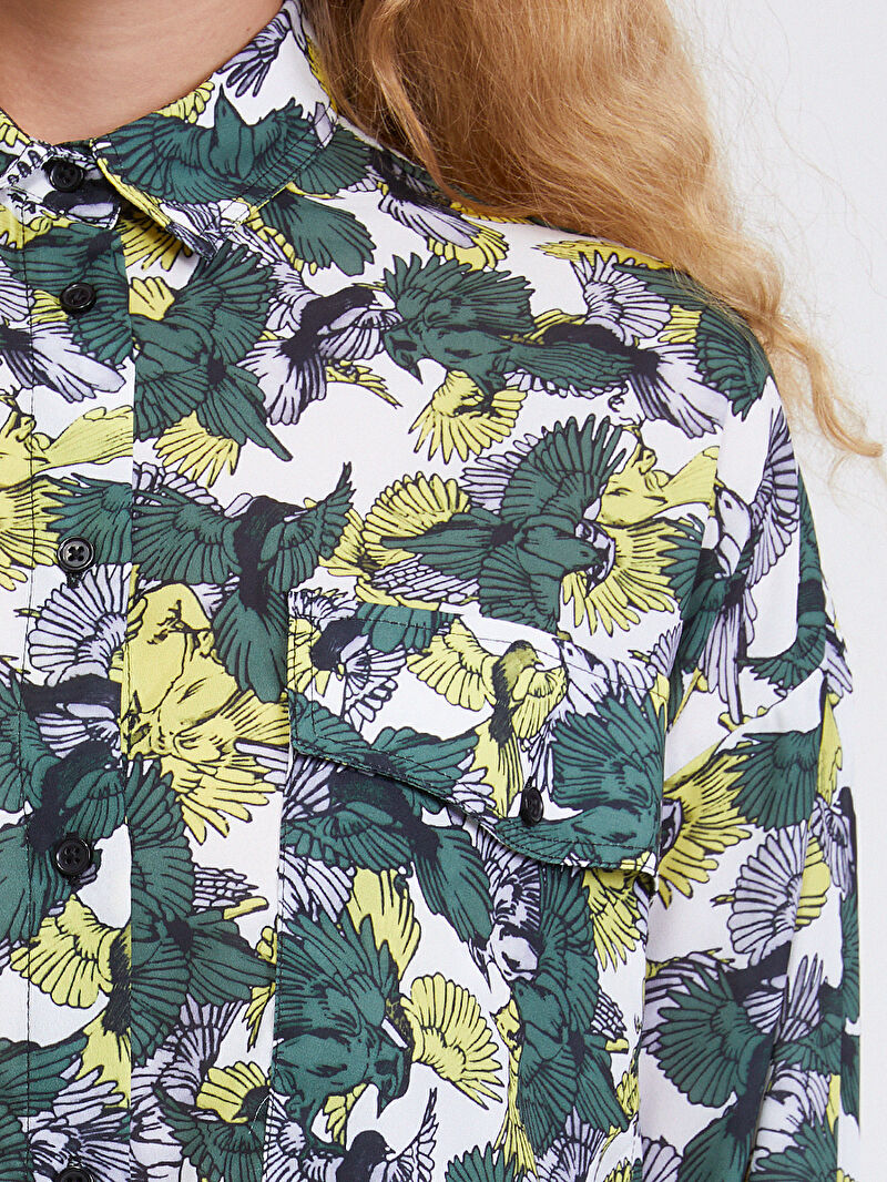 Regular Fit Kadın Gömlek U.kol