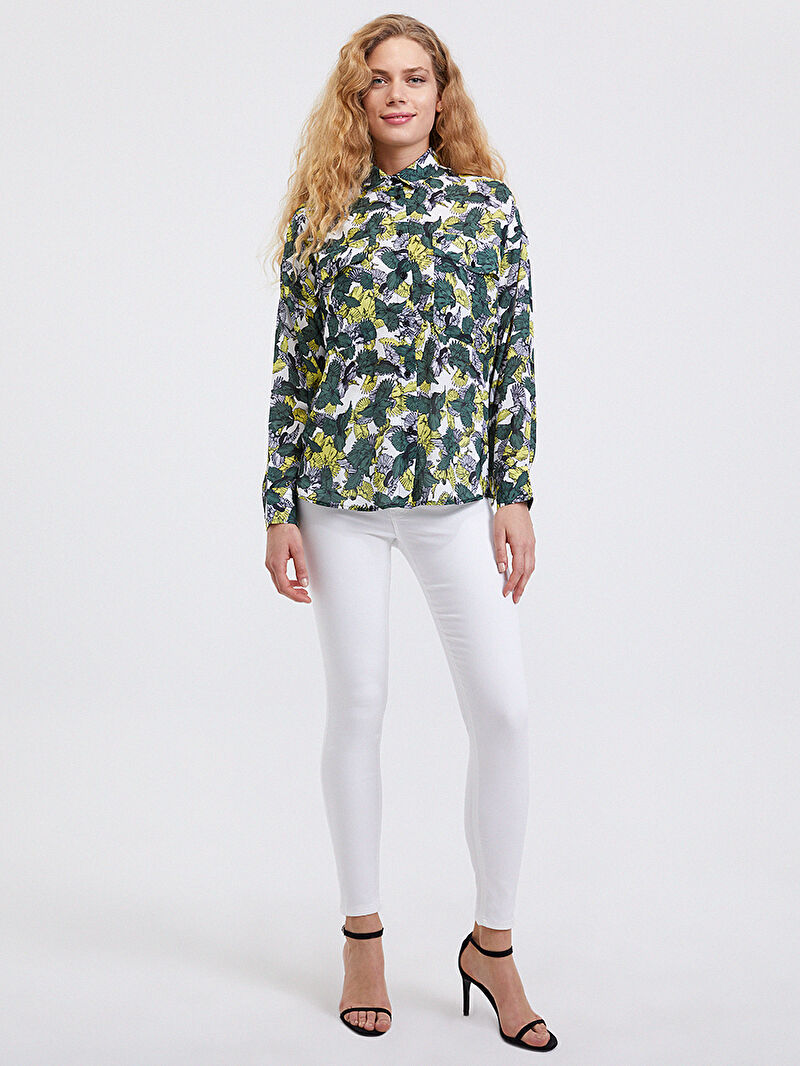 Regular Fit Kadın Gömlek U.kol