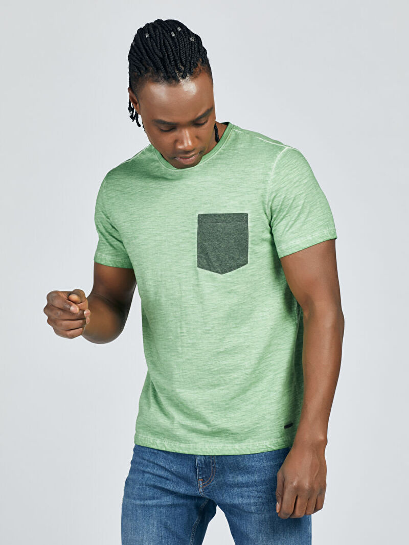 Slim Fit Erkek Tshirt K.kol
