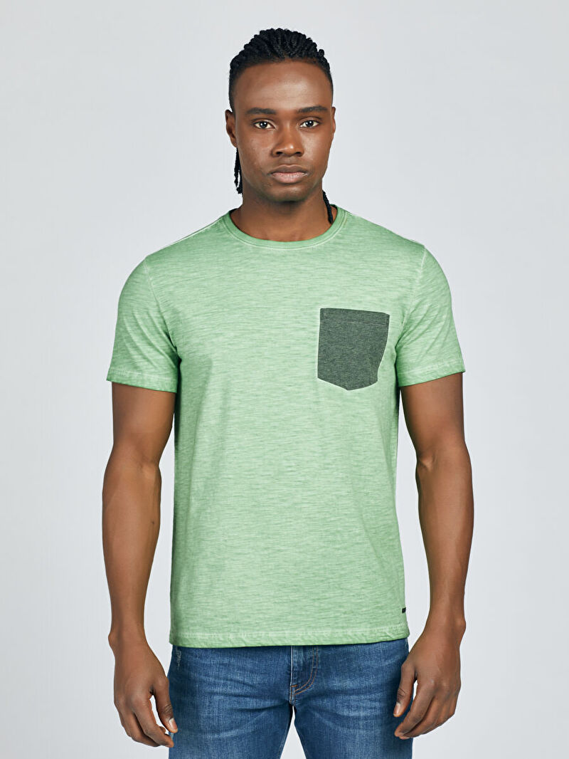 Slim Fit Erkek Tshirt K.kol