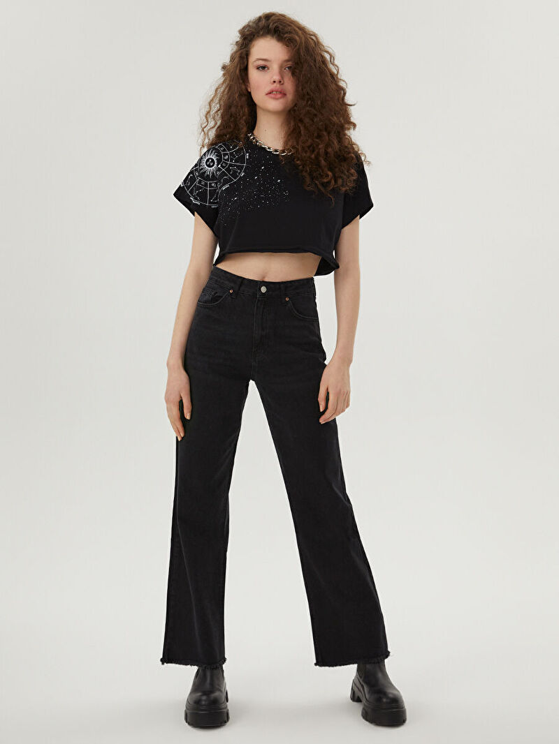 Wide Leg Regular Fit Kadın Pantolon