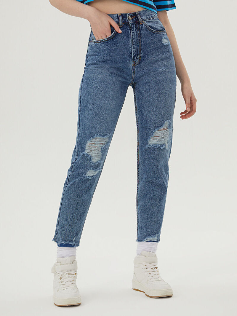 Mom Regular Fit Kadın Pantolon