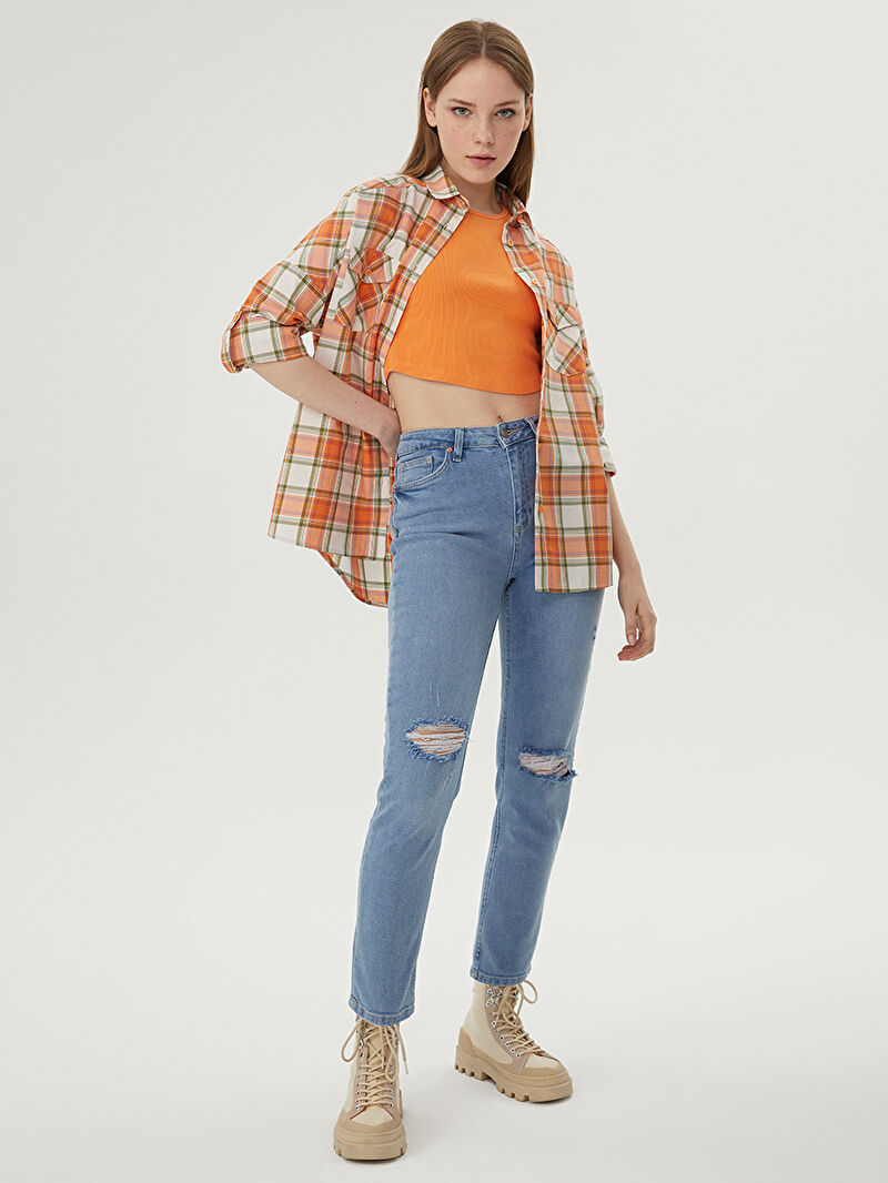 Girlfriend Regular Fit Kadın Pantolon