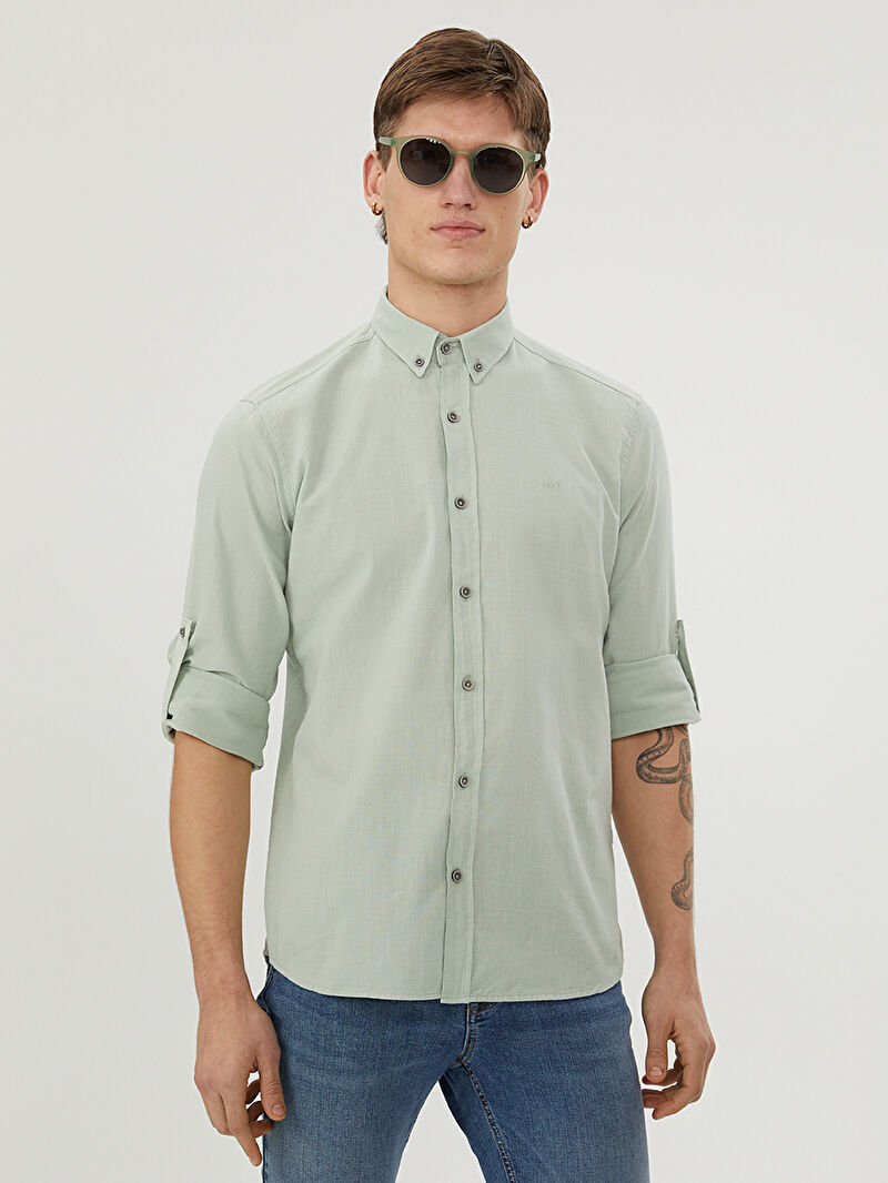 Regular Fit Erkek Gömlek U.kol