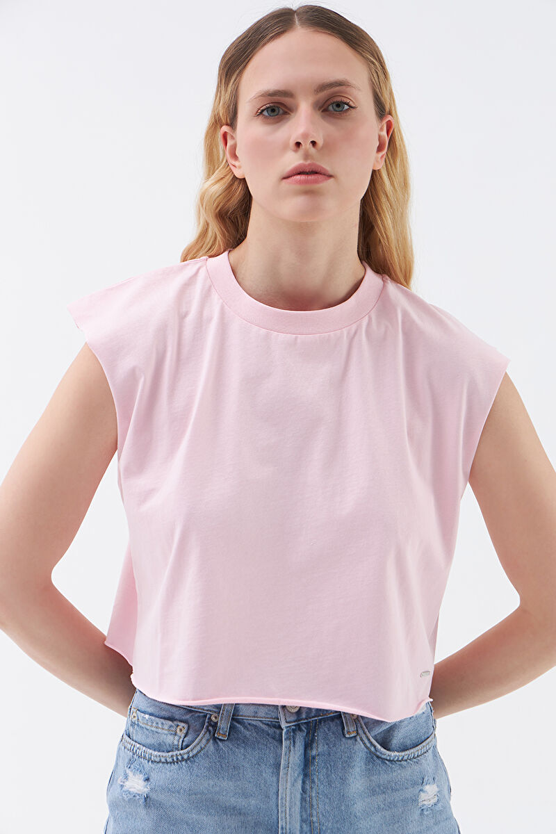 Crop Kadın Tshirt K.kol