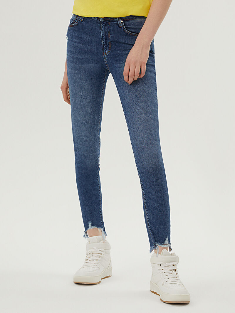 Nicole Skinny Fit Kadın Pantolon