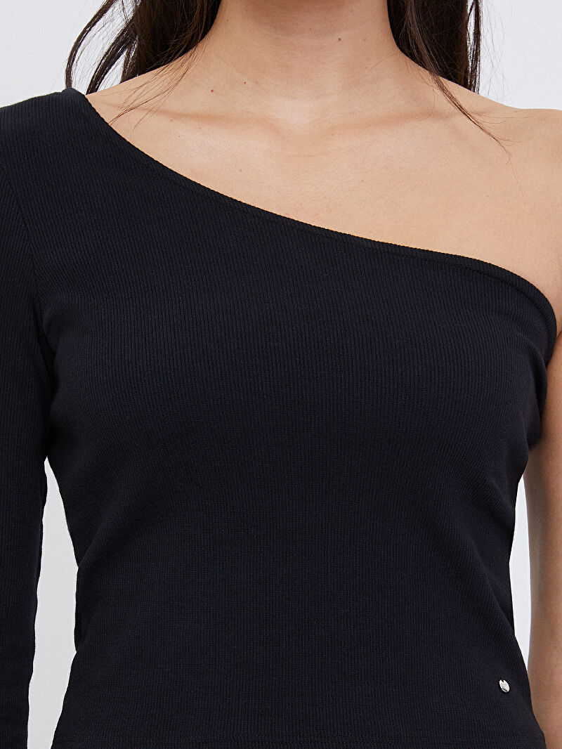 Slim Fit Kadın Bluz U.kol