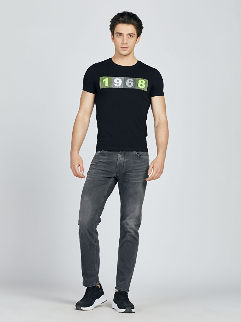 Slim Fit Erkek Tshirt K.kol