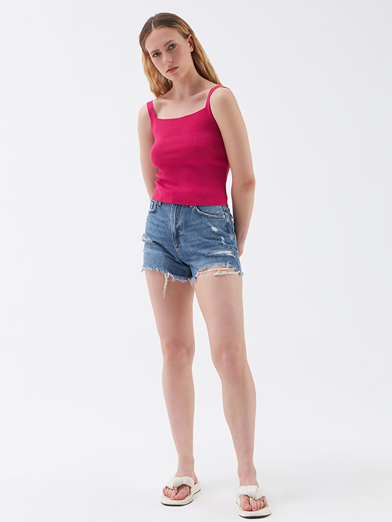 Long Crop Kadın Atlet