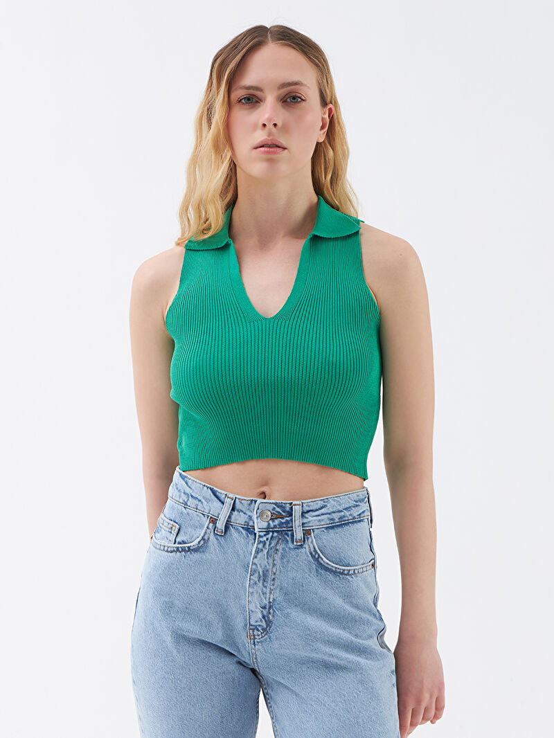 Long Crop Kadın Atlet