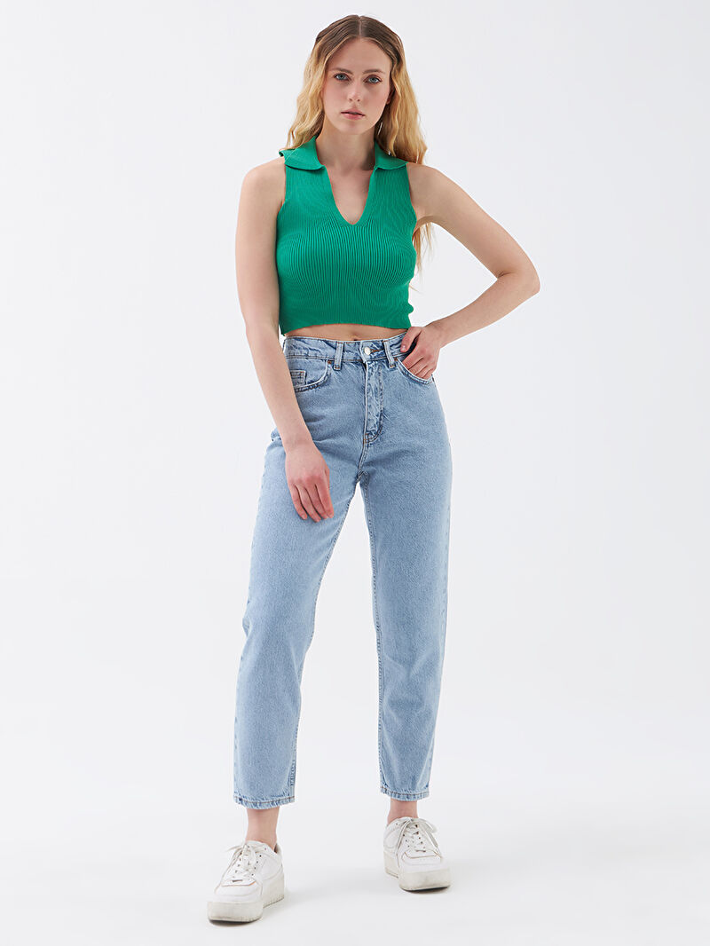 Long Crop Kadın Atlet